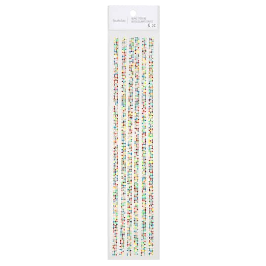 12 Packs: 6ct. (72 total) Multicolored Micro Gem Strips by Recollections&#x2122;